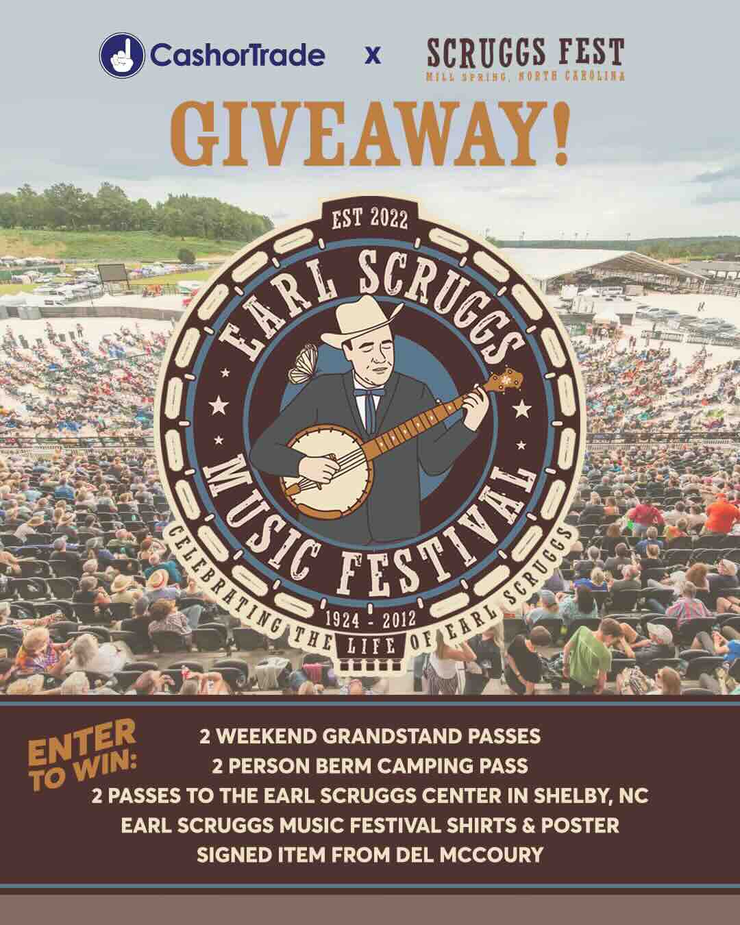 Earl Scruggs Music Festival giveaway