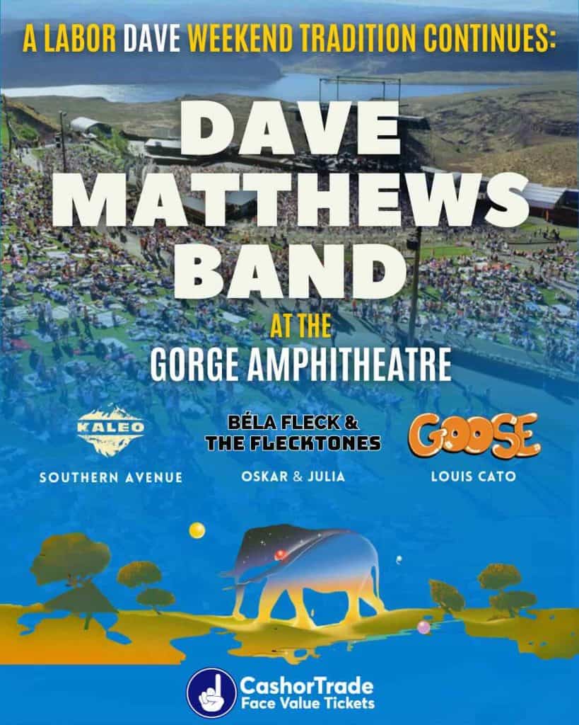 DMB at The Gorge 2025 - CashorTrade.org