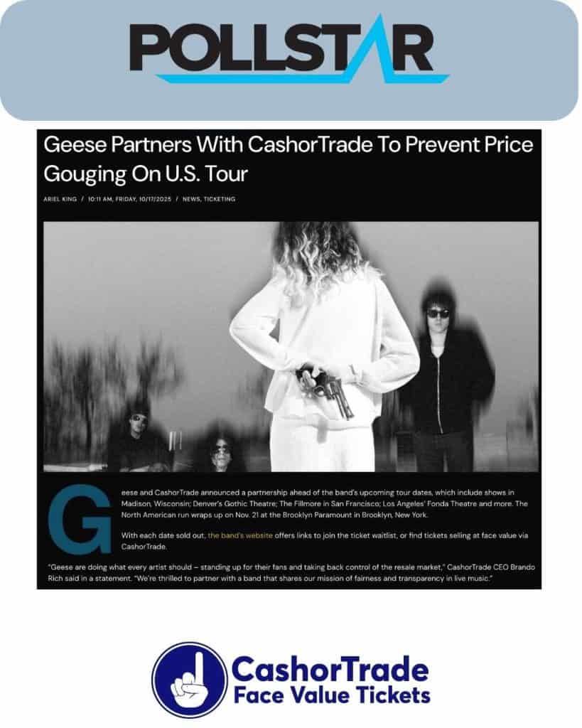 Pollstar Geese Partners With CashorTrade