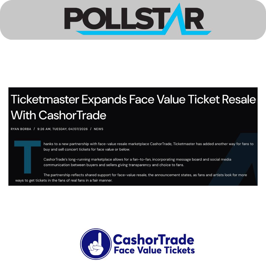 Pollstar Ticketmaster and CashorTrade