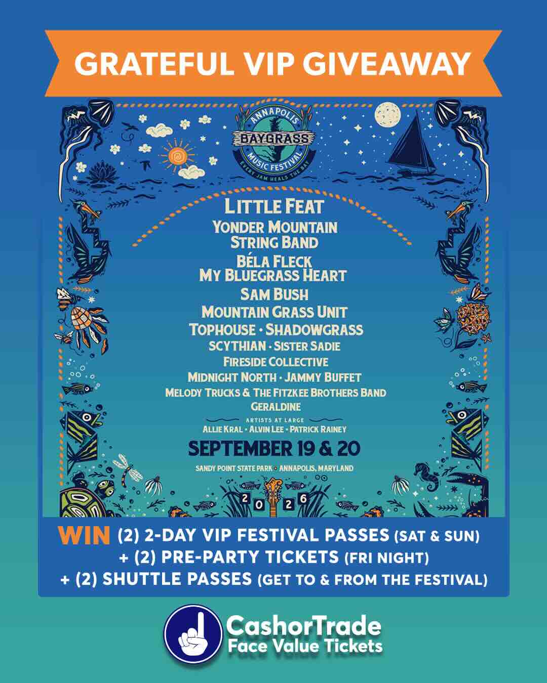 Annapolis Baygrass Music Festival giveaway